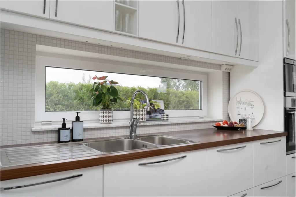 Köök - Contemporary Villa with Rooftop Terrace in Bråstorp