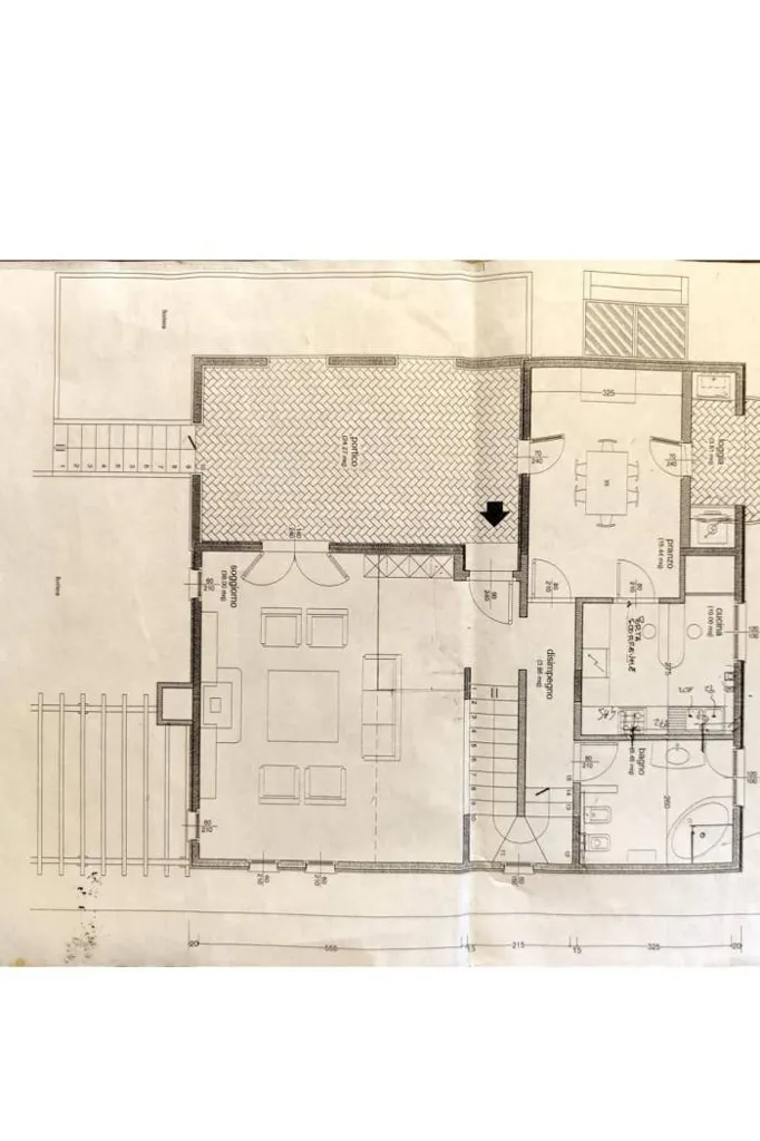 Floor Plan - Luxury Villa with Private Garden in Pisa