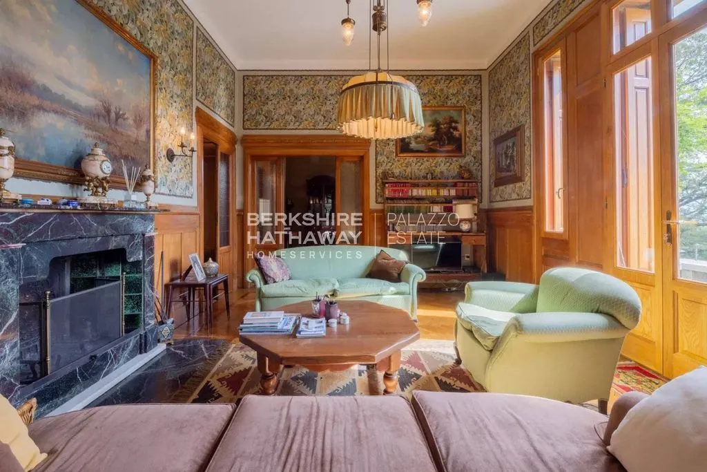 Séjour - Liberty-Style Villa with Park in Valle Intelvi