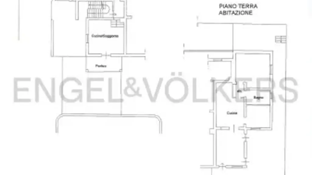Plan - Villa with Three Apartments in Guidonia Montecelio