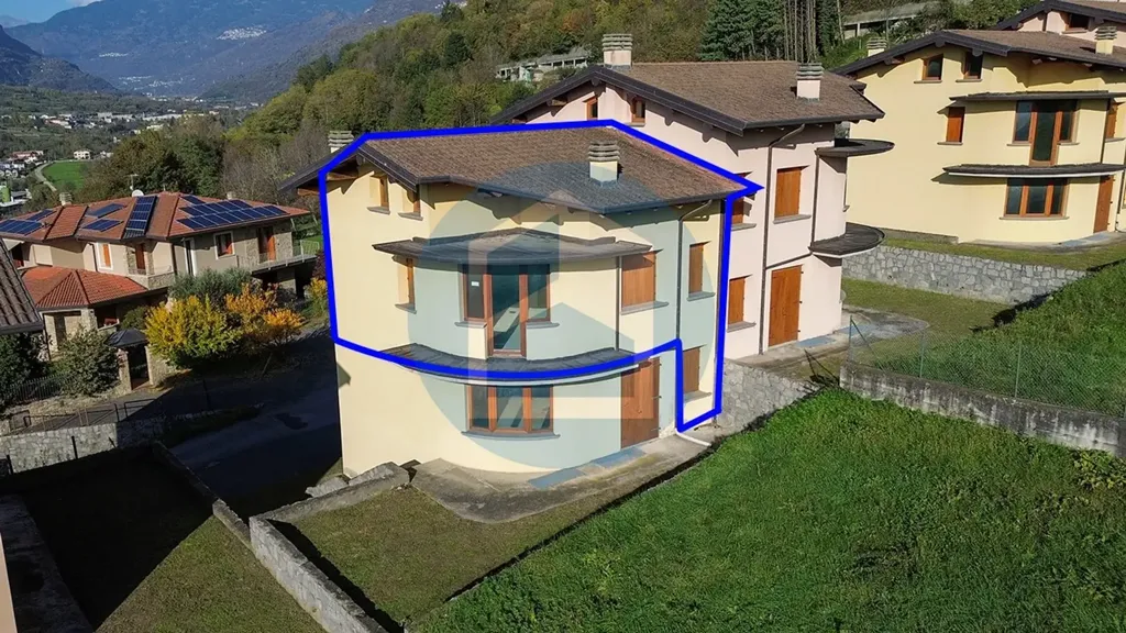 Vista aerea - Appartamento con giardino e terrazzo a Niardo