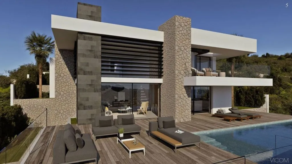 Piscine - Luxury Villa with Sea View in Benitachell