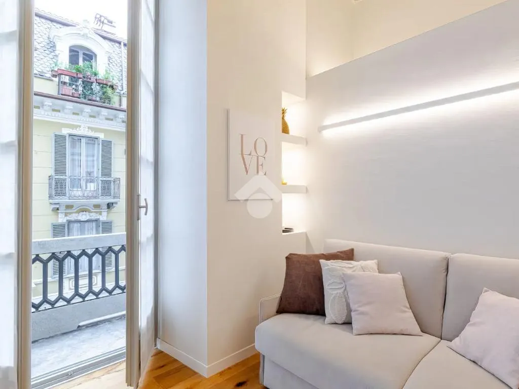 Séjour - Modern 2-Bedroom Apartment in Torino Centre
