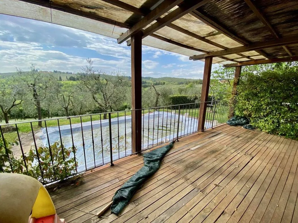 Terrasse - Colonica with Pool in Greve in Chianti