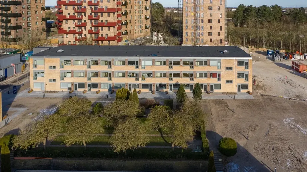 Õhuvaade - Two-Bedroom Flat on Lønneparken, Aalborg