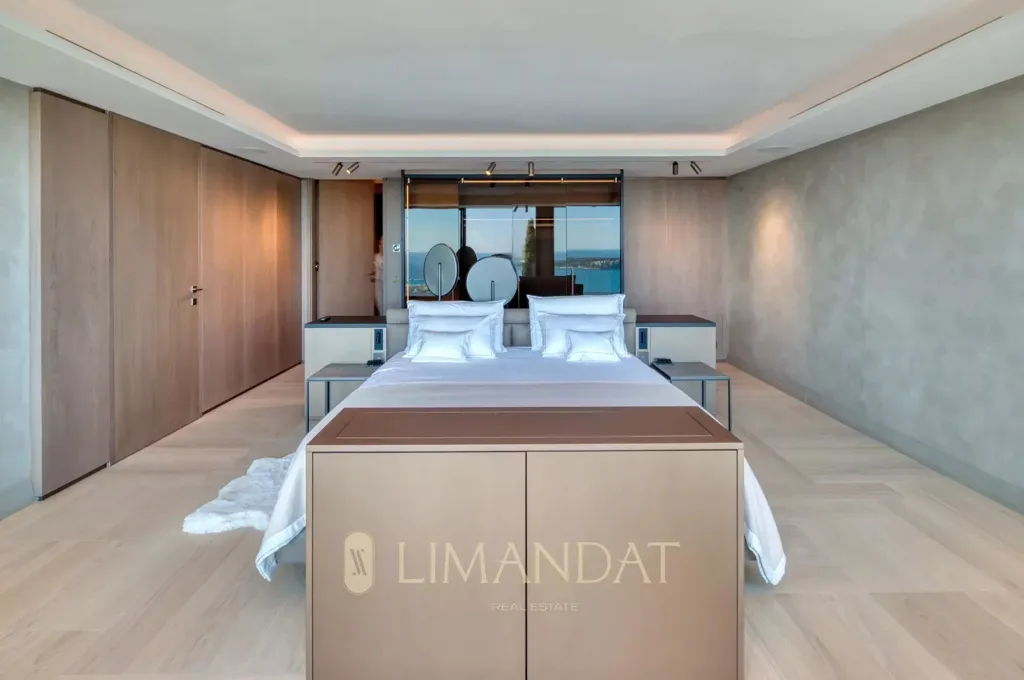 Chambres - Villa de luxe avec vue mer à Cannes