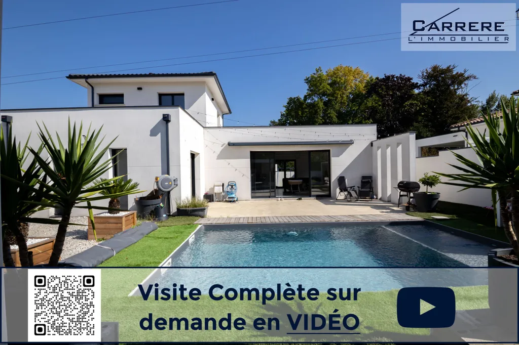 Piscina - Modern House with Pool in Cenon