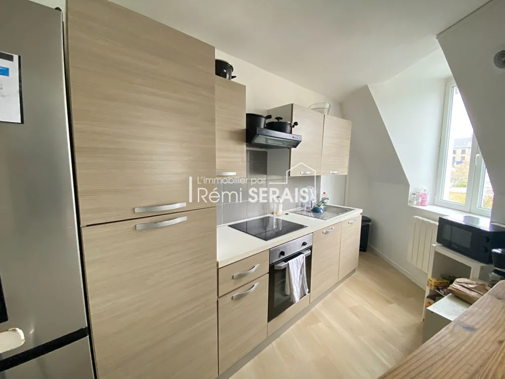 Köök - City Centre Flat with Balcony in Flers