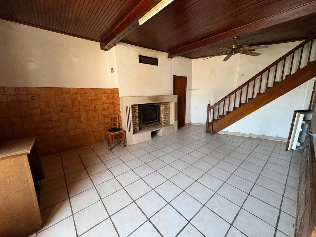 Living Room - Charming Stone House in Montgaillard