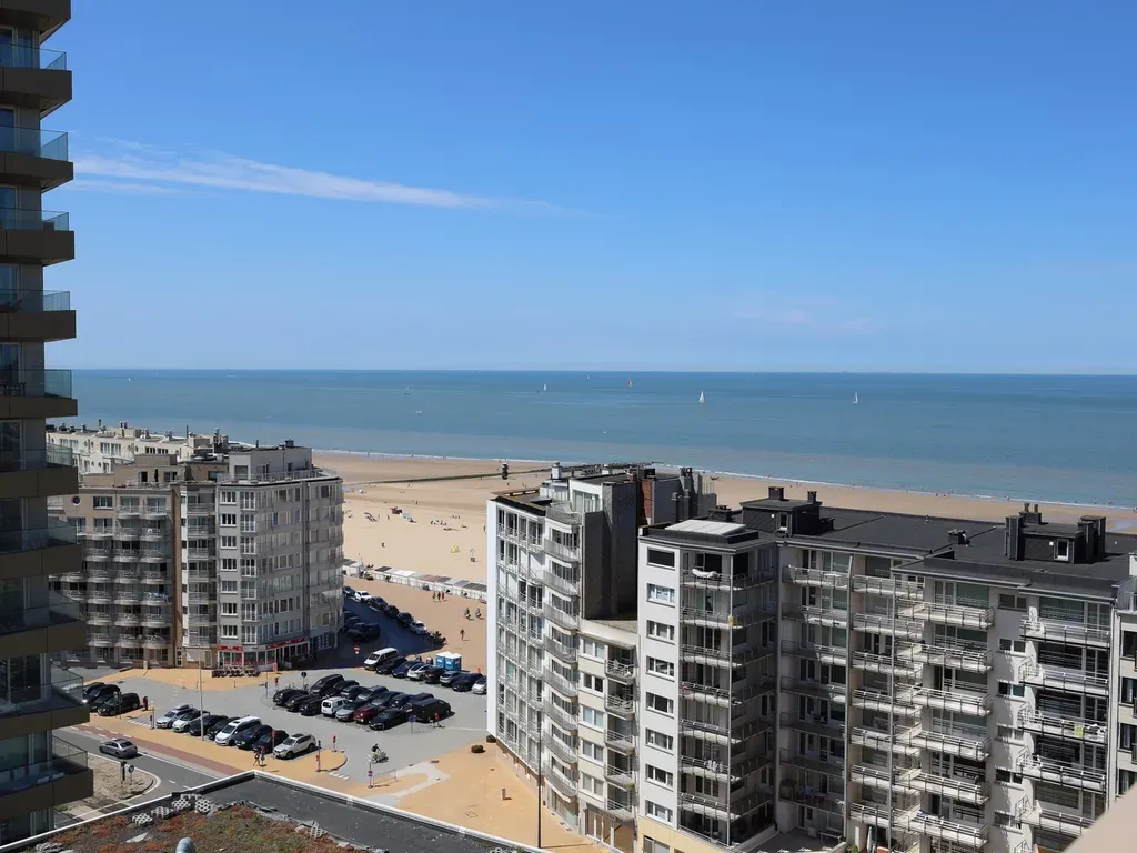 Balcony - Corner Apartment with Sea View in Ostend