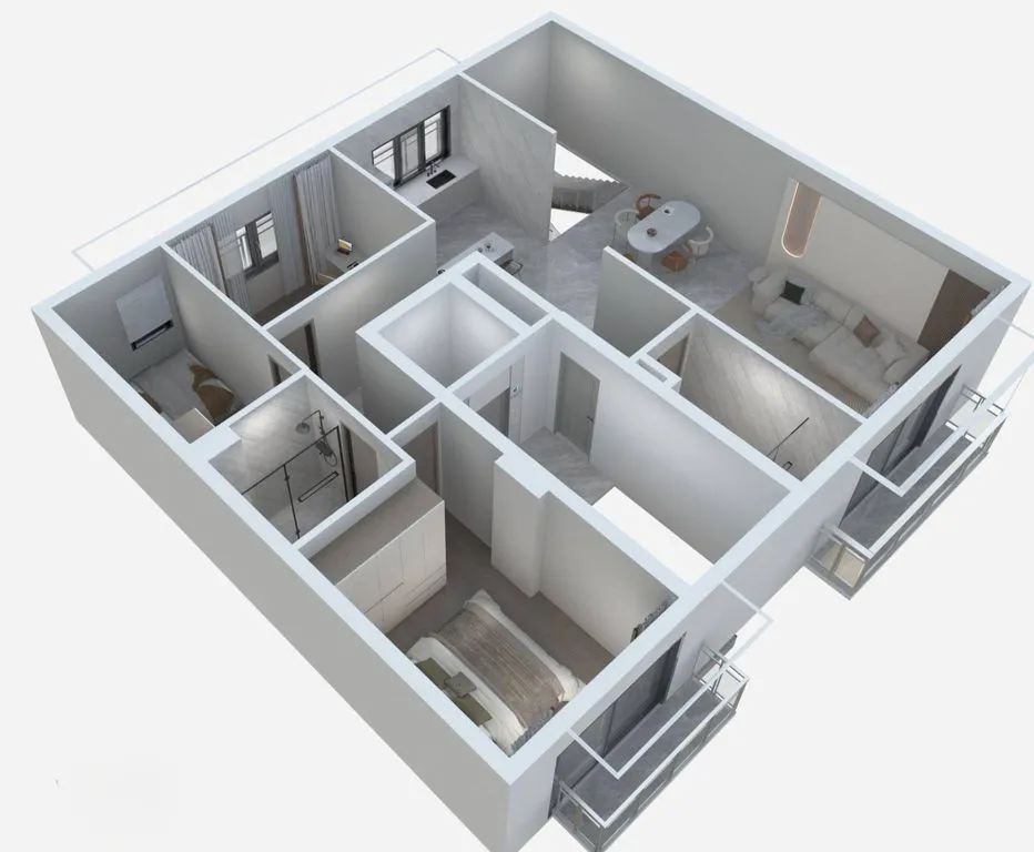 Plaan - Luxury Duplex Flat with Patio in Montcada i Reixac