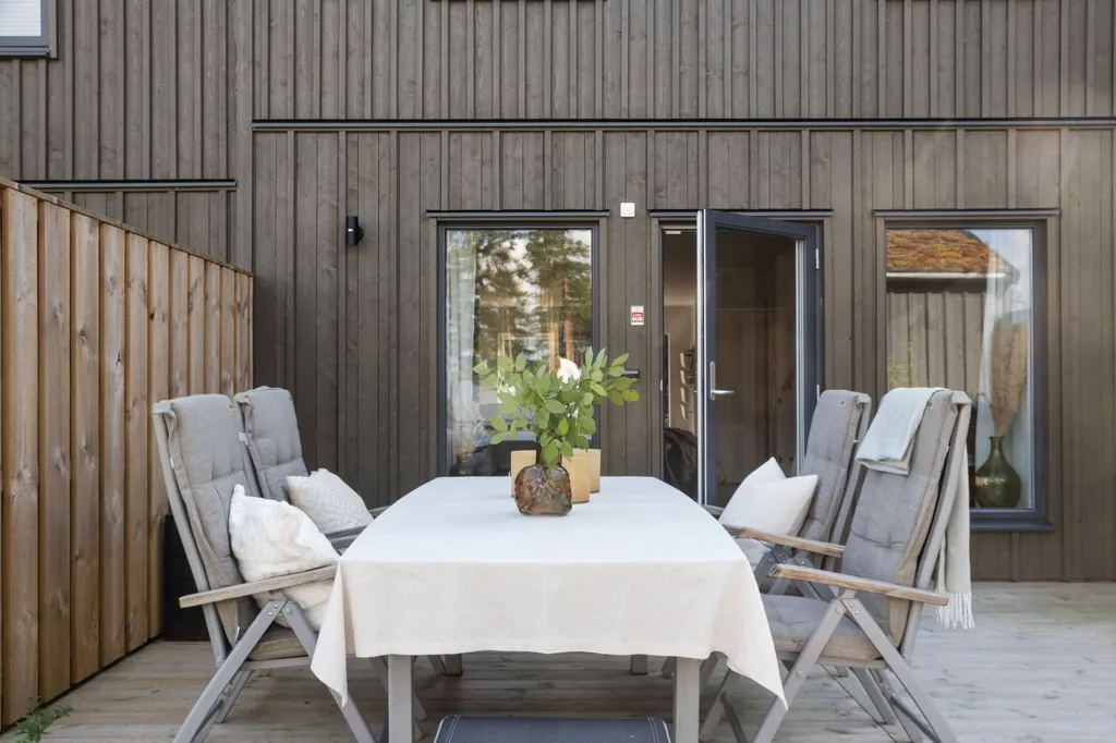 Terrasse - Modern Apartment with Garden in Ytterby