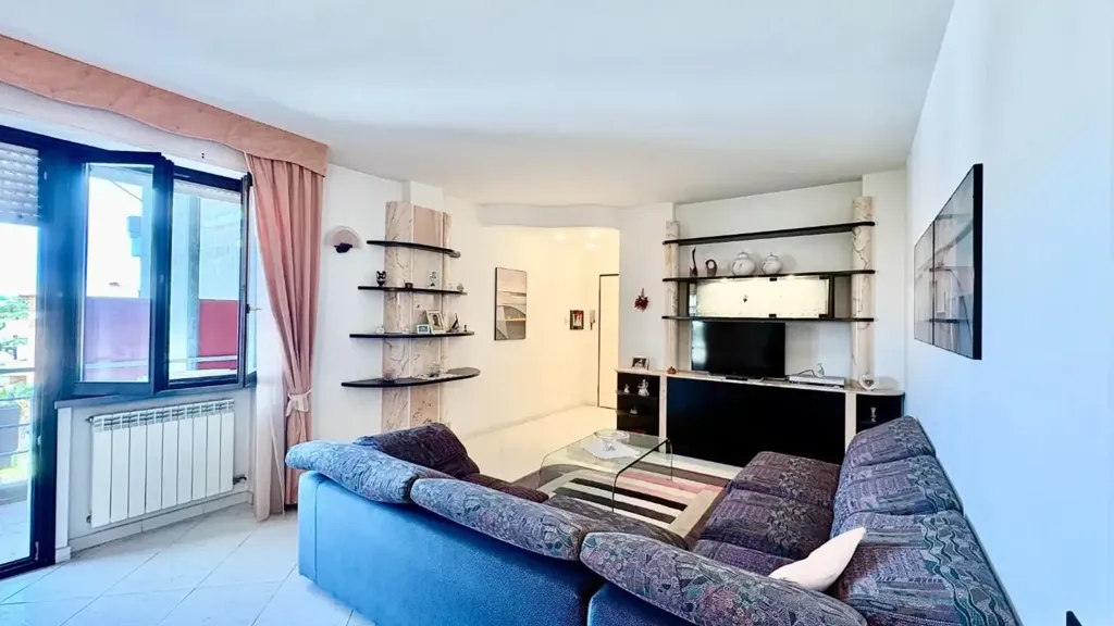 Living Room - Apartment with Terrace in Castelfiorentino