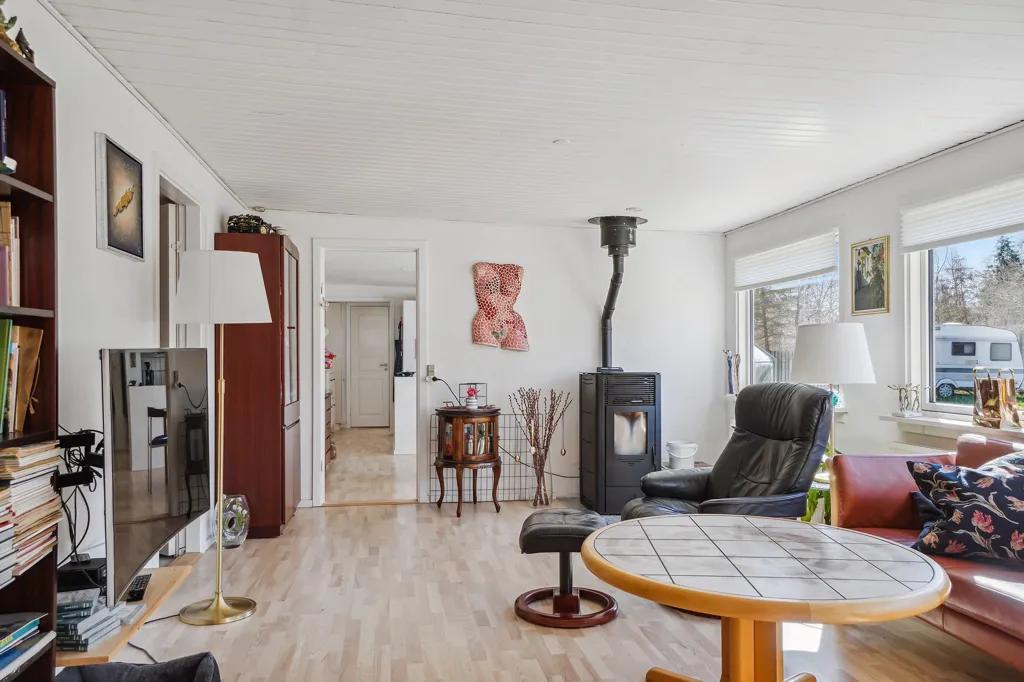 Living Room - Restaurant with Sea View in Ellinge Lyng