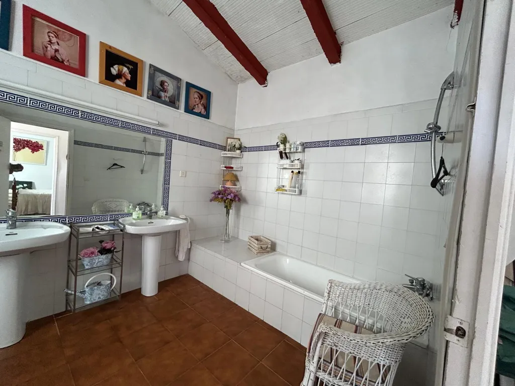 Badezimmer - Historic Estate with Vineyard near Badajoz