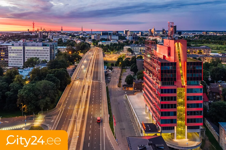 Vue aérienne - Local commercial 2 pièces à Tallinn