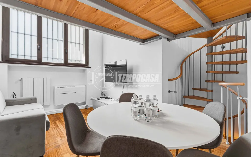 Sala da pranzo - Modern Loft with South View in Milan