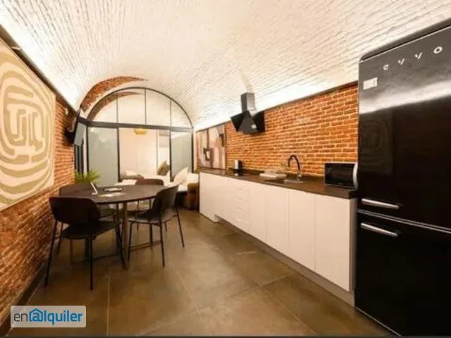 Cucina - Modern Apartment with A/C in Malasaña, Madrid