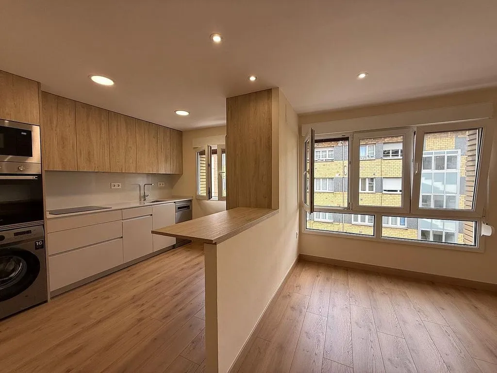 Köök - Apartment with South Orientation in Gijón