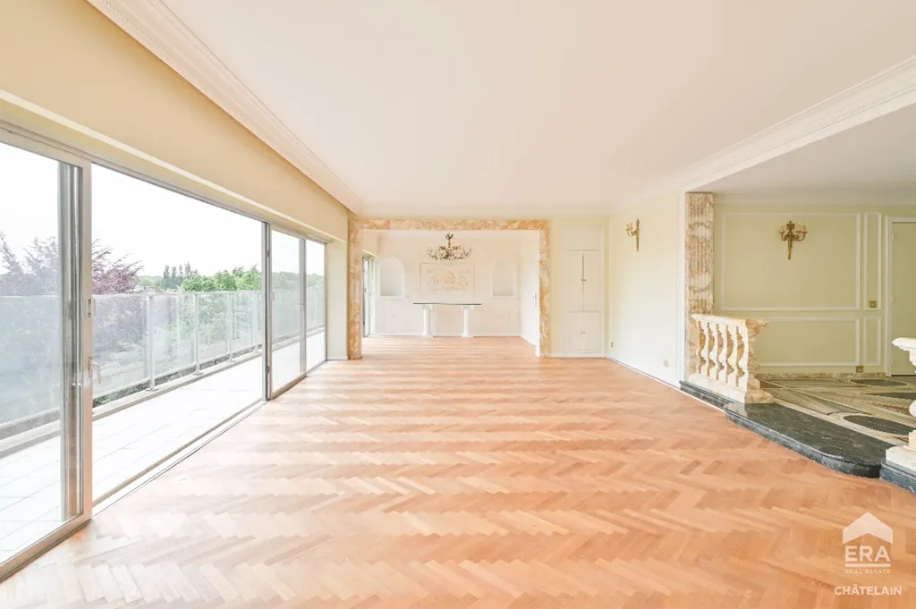 Séjour - Appartement avec terrasses sur l'Avenue Franklin Roosevelt à Bruxelles