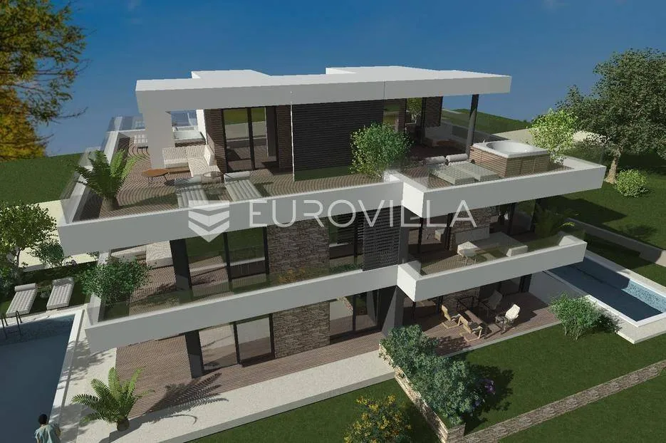 Two-Bedroom Apartment with Sea View in Tar-Vabriga