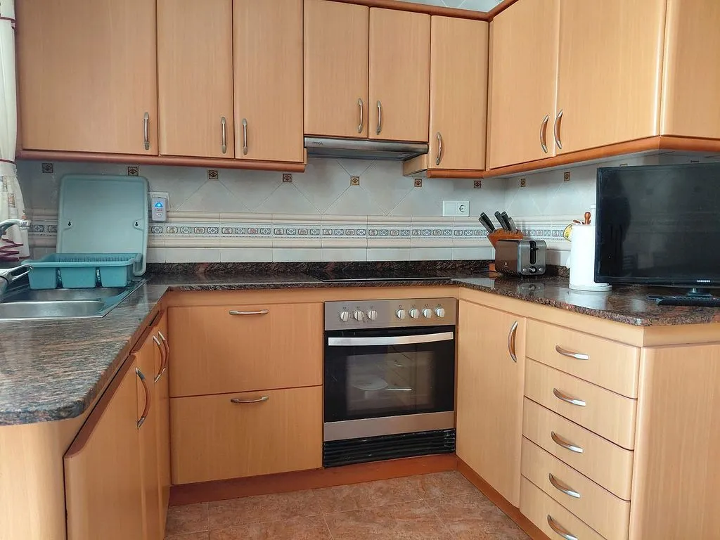 Cuisine - Apartment with Terrace in Can Pastilla