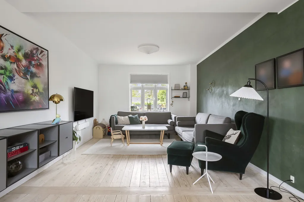 Séjour - 1930s Villa with Garden in Odense M