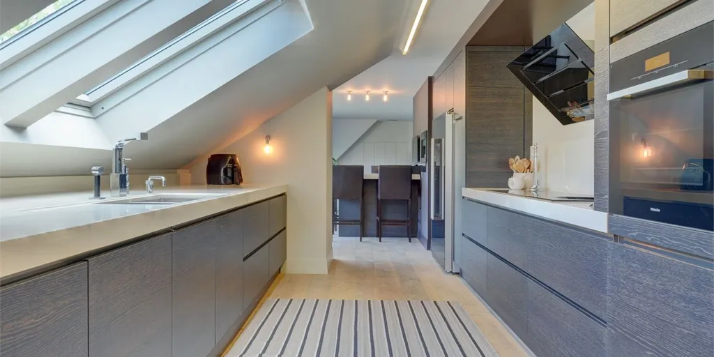 Cuisine - Penthouse avec terrasse spacieuse à Heist-op-den-Berg