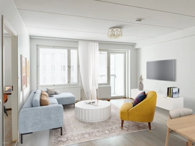 Soggiorno - Modern Flat with Balcony in Rastila, Helsinki