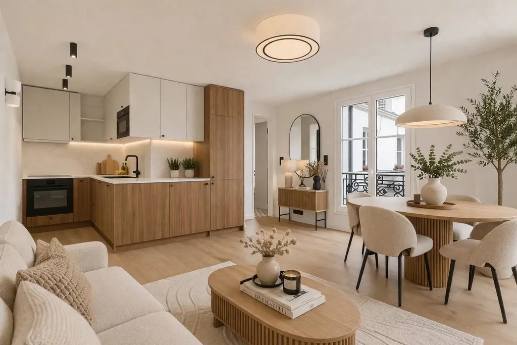 Séjour - Luxury Apartment in Marais, Paris