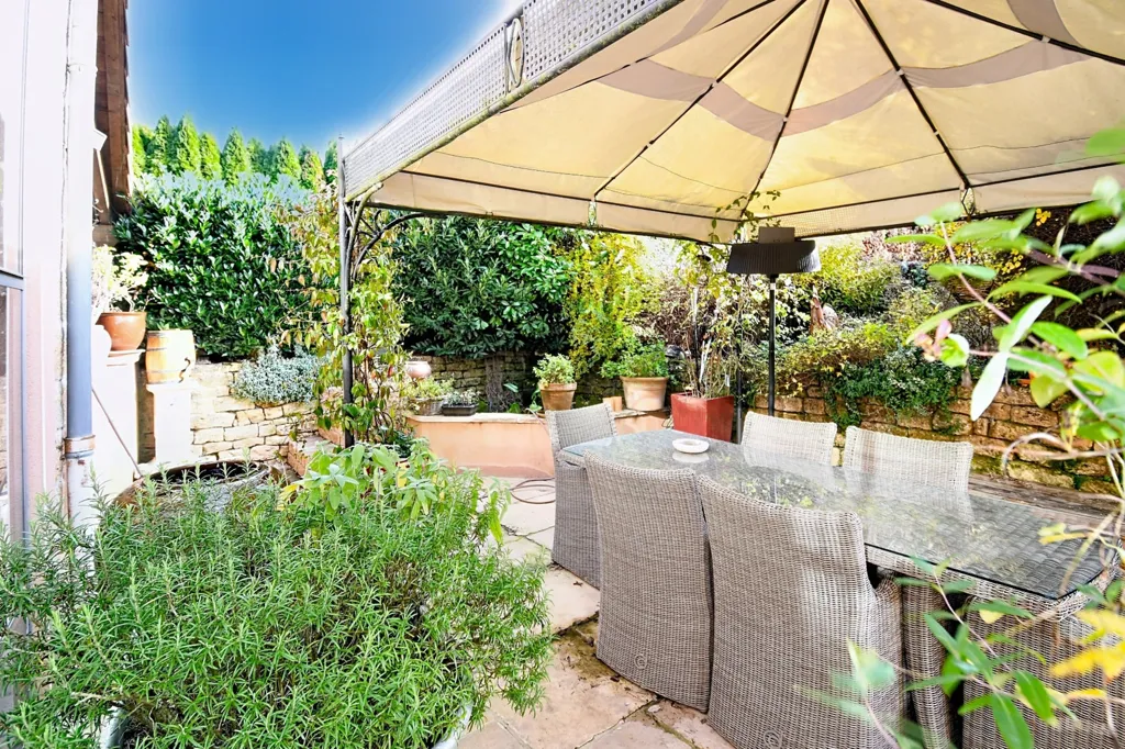 Terrasse - Maison de Caractère en Pierre à Morfontaine