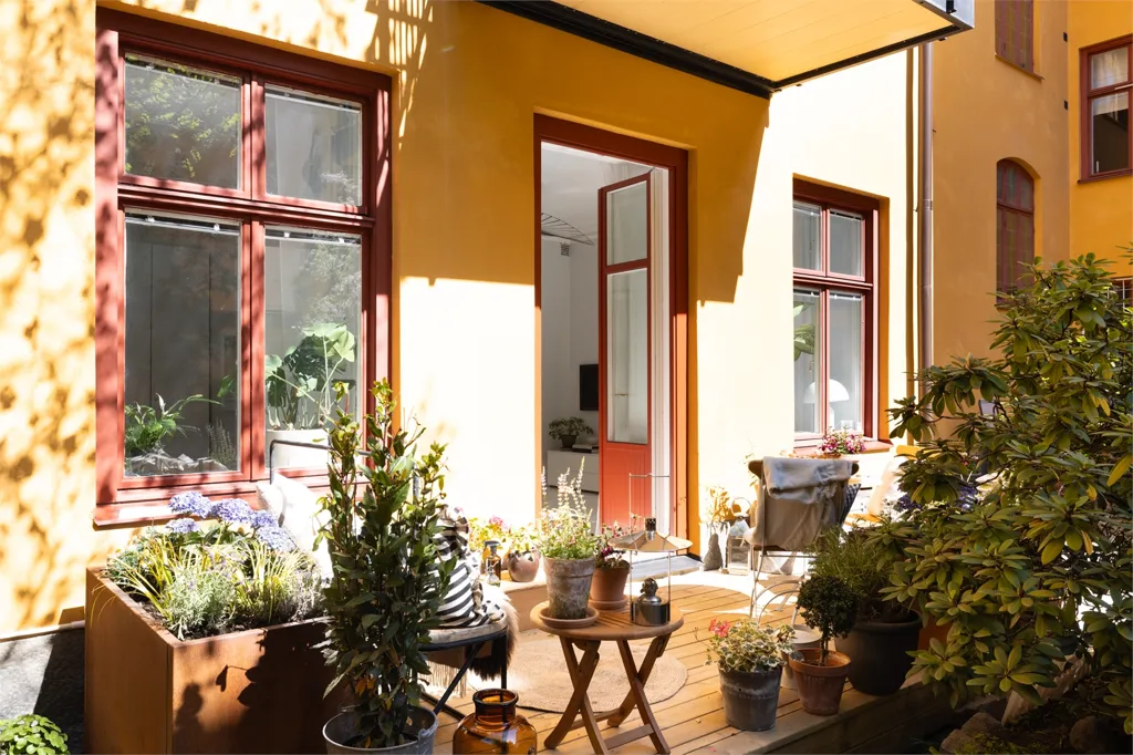 Garden - Charming 2-Bedroom Flat with Garden in Vasastan