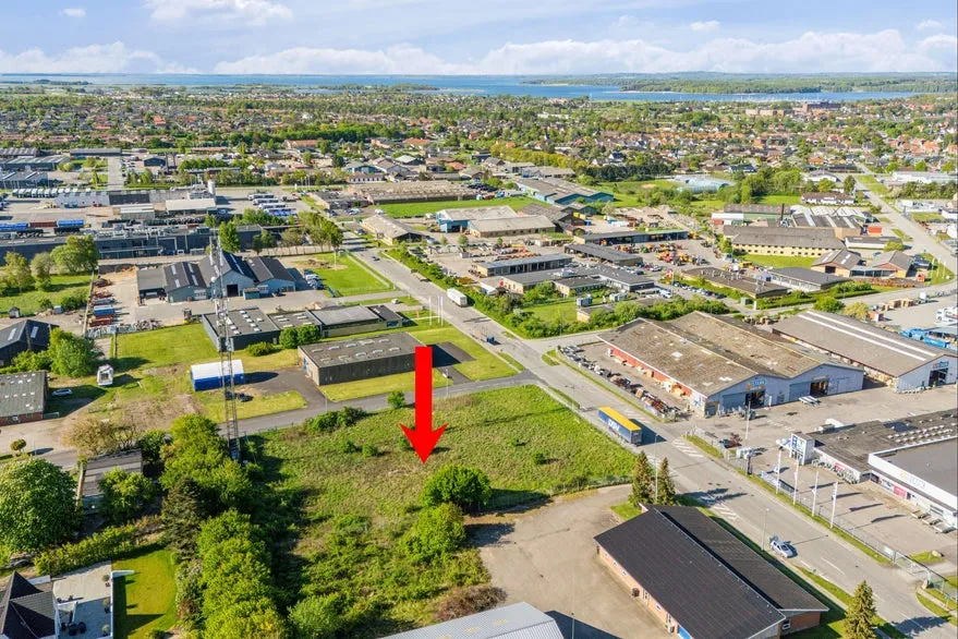 Vista aerea - Business Plot with Motorway Access in Middelfart