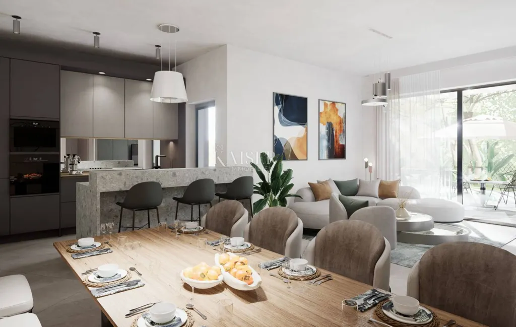 Söögituba - New Build Villa with Pool near Raša