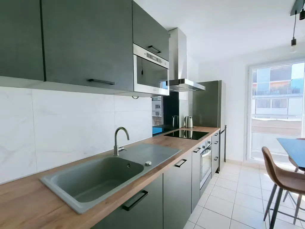 Köök - Furnished Flat in Grenoble