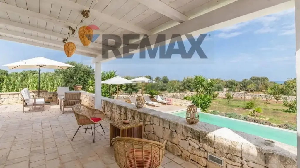 Terrasse - Villa with Pool and Sea View in Carovigno