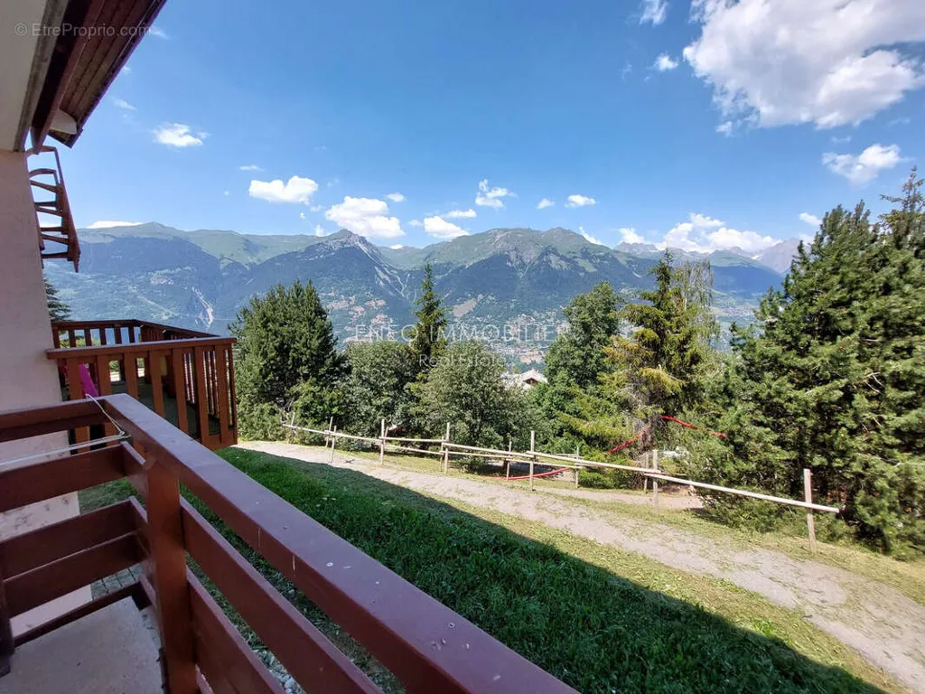 Balcone - Studio with Balcony on Ski Piste in Valezan