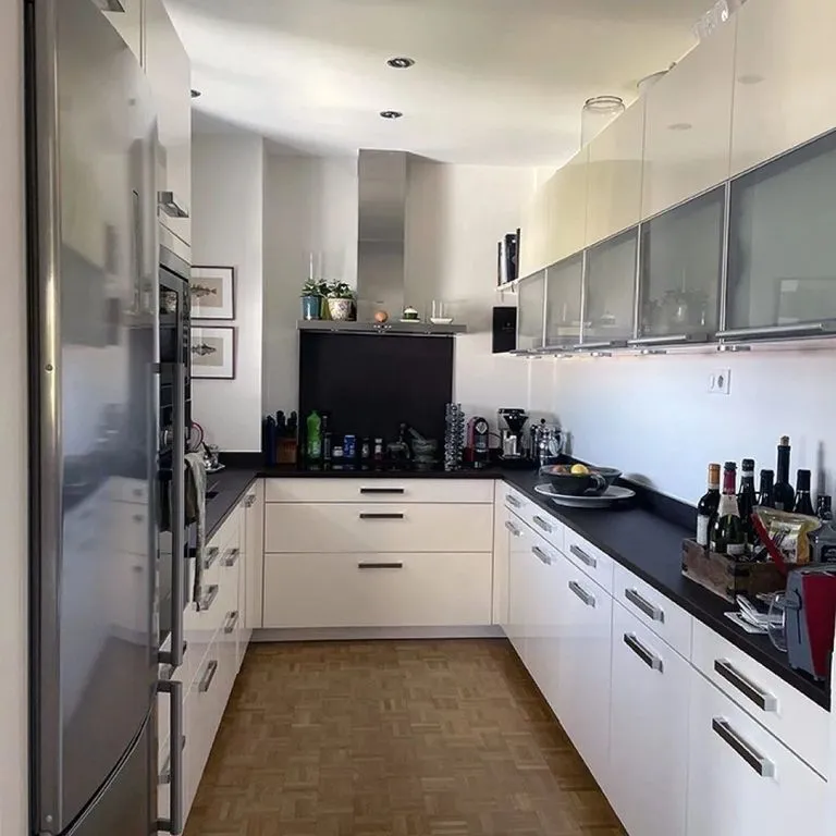 Cuisine - Appartement Luxueux avec Terrasse Panoramique à Nice