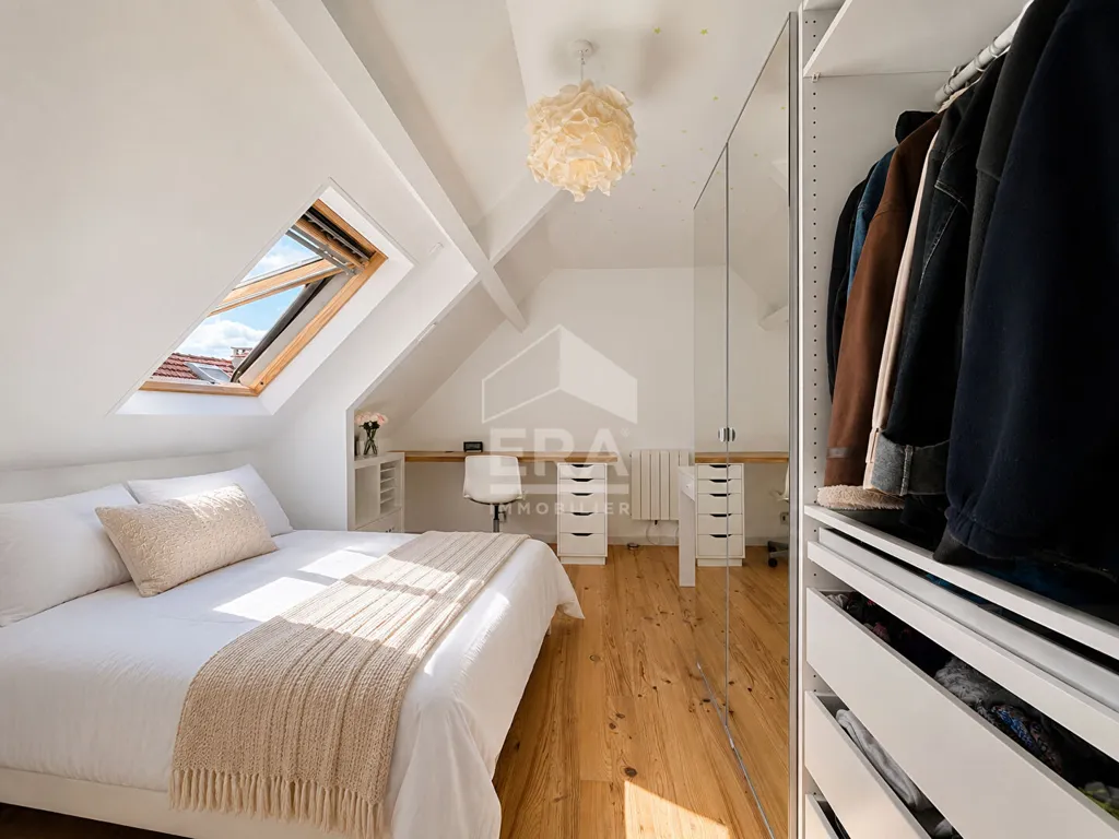 Chambres - Maison Rénovée avec Isolation Extérieure à Lardy