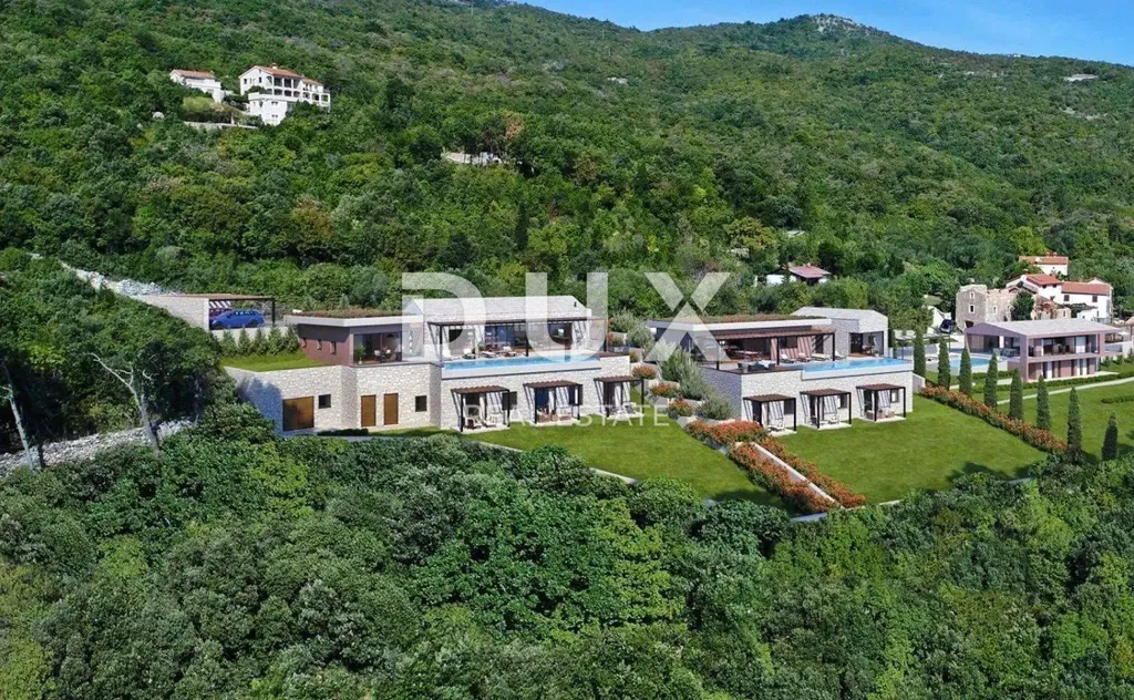 Vue aérienne - Villa with Sea View in Rabac, Istra