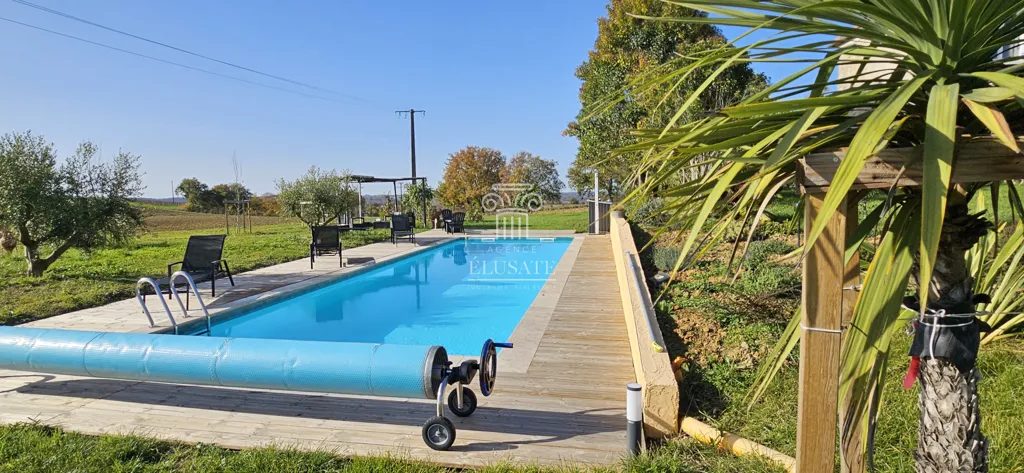 Bassein - Stone House with Pool near Eauze