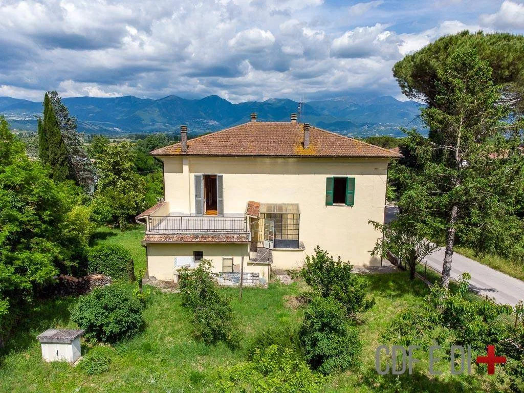 Vue aérienne - Historic Villa with Enclosed Garden in Greccio