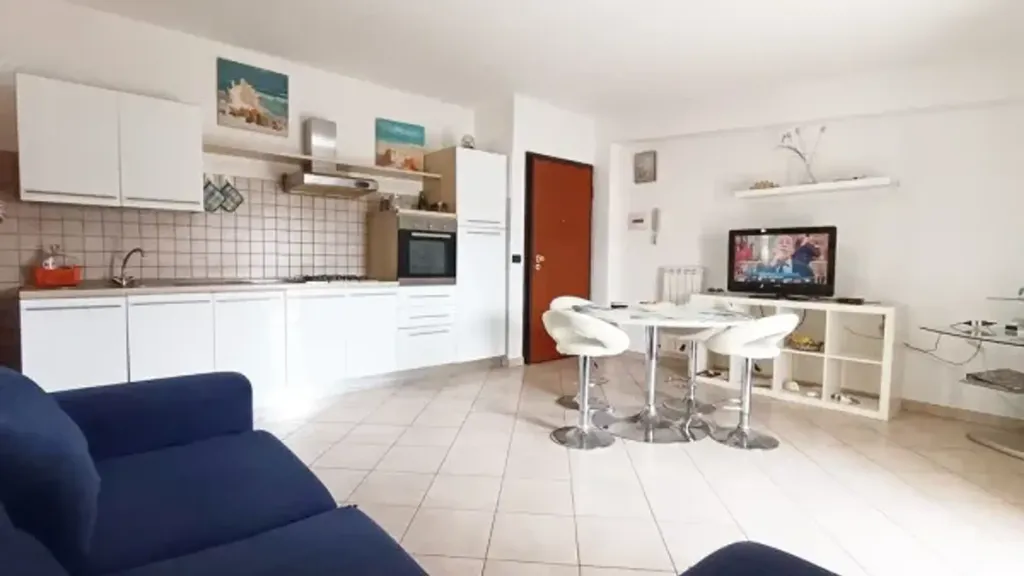 Living Room - Bright Apartment with Balcony in Avezzano