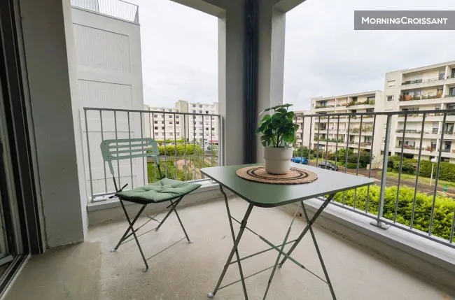 Balcon - Appartement Meublé avec Services au Cœur de Nantes
