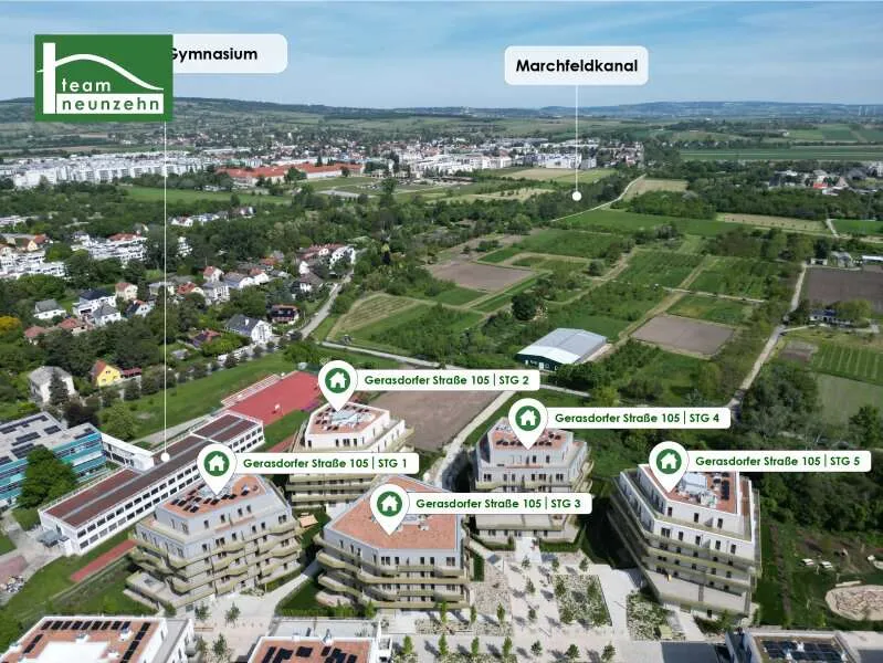 Õhuvaade - Modern Apartment with Garden in Hirschfeld