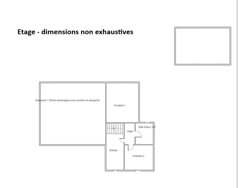 Plan - Maison Contemporaine avec Piscine en Campagne