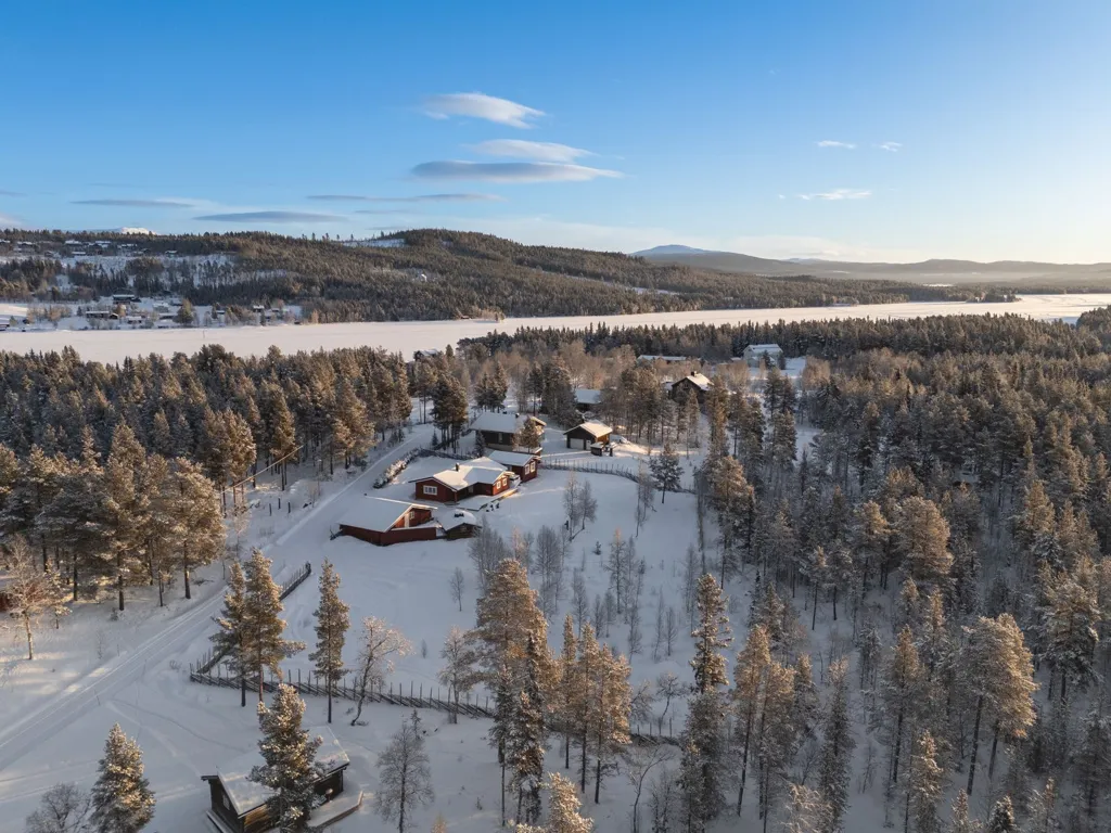 Õhuvaade - Plot with Garden in Söromsjön, Jämtland
