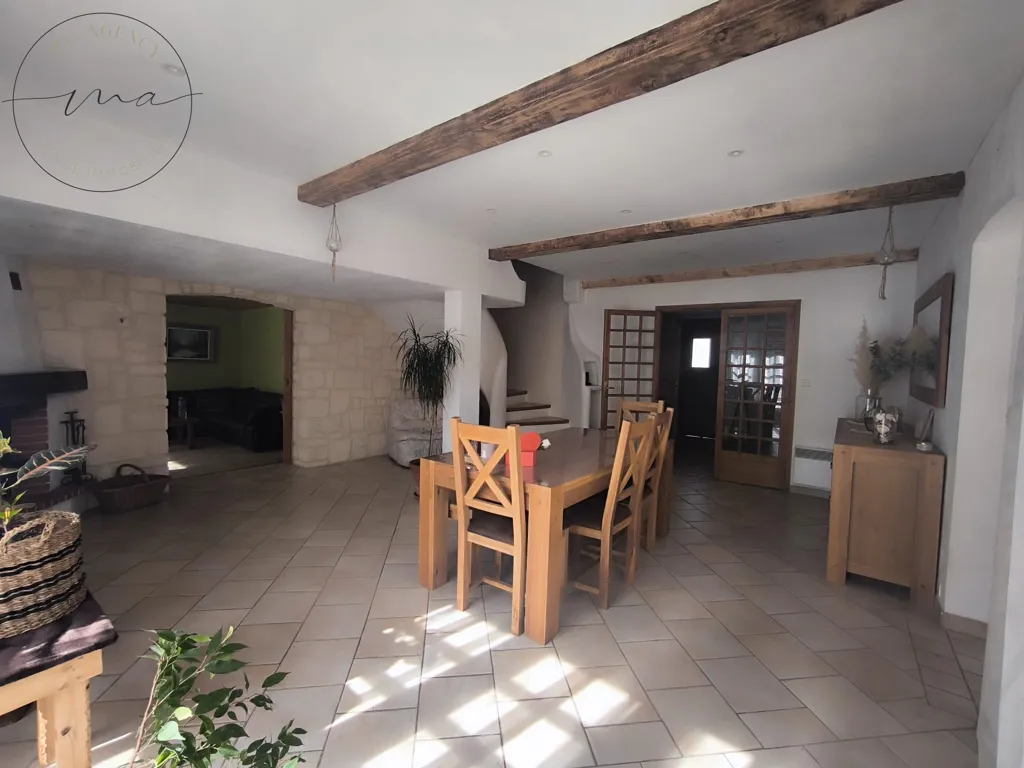 Sala da pranzo - Provençal Style House with Pool in Lignan-sur-Orb