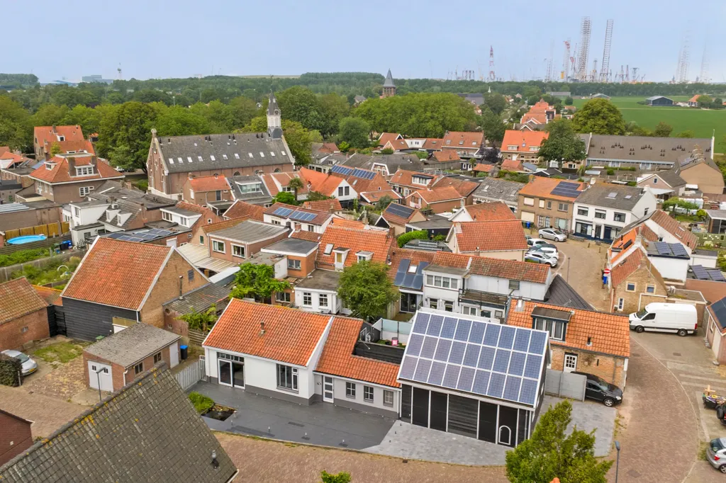 Vista aerea - Spacious Detached House with Balcony in Nieuwdorp