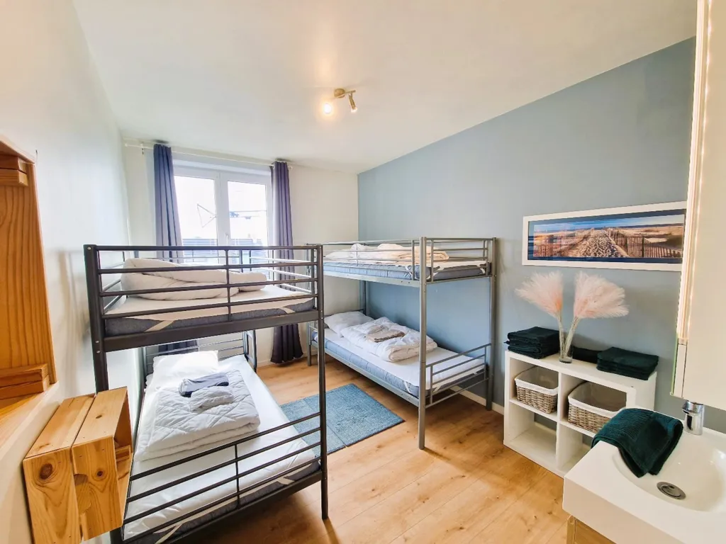 Bedrooms - Apartment with Sea View on La Panne Digue